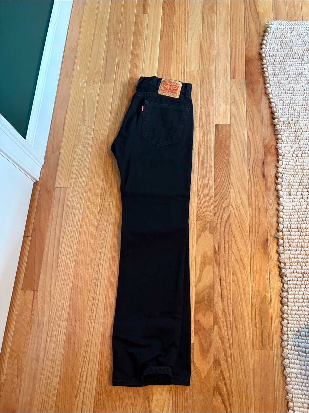Levi's Black Straight-Leg Men's Jeans